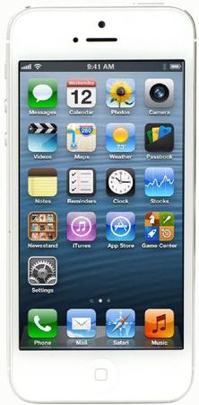 Смартфон Apple iPhone 5 32Gb White & Silver - Киров