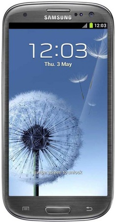 Смартфон Samsung Galaxy S3 GT-I9300 16Gb Titanium grey - Киров